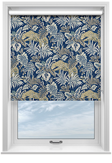 Leopard, Lapis - Roller Blind